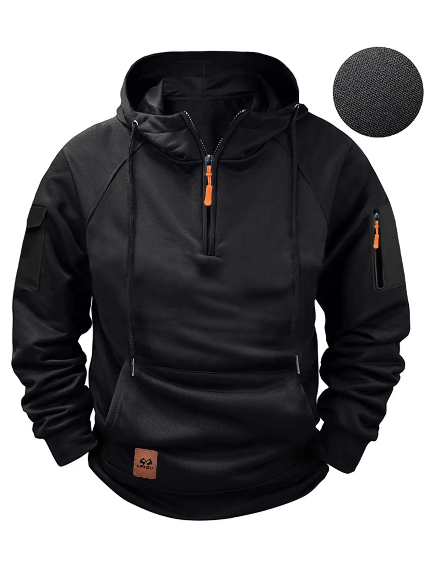 2025New Men's keep warm Hoodie Streetwear Jacket Long Sleeve Sweatshirts Zipper…
