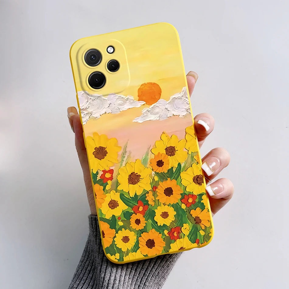 For Huawei nova Y61 Case Huawei nova Y61 Cover EVE-LX9N EVE-LX3 Phone case NOVAy61 Cute Bear Cartoon Frog Shockproof Back Cover