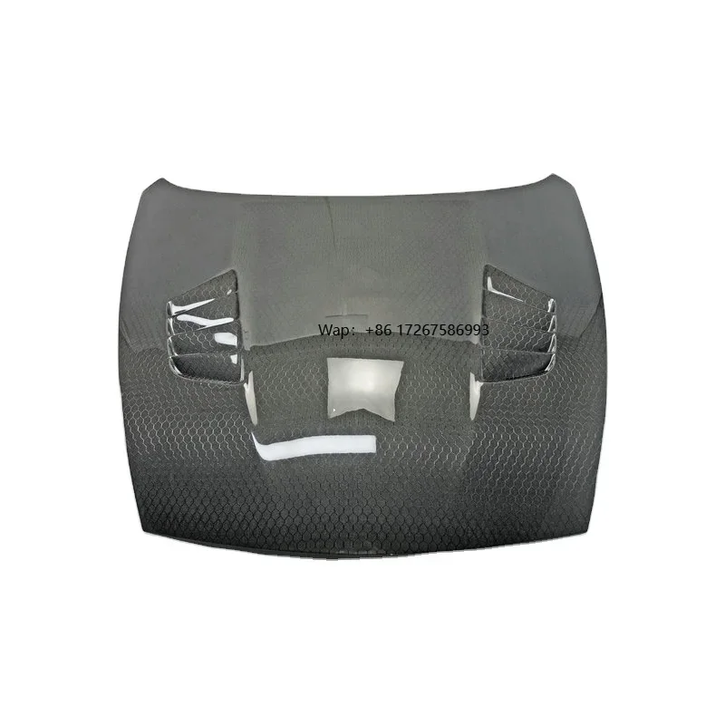 

Honey Comb Carbon Fiber Car Parts for 2009-2019 370Z Z34 Fairlady VRS Style Carbon Fiber Vented Hood Engine Hood