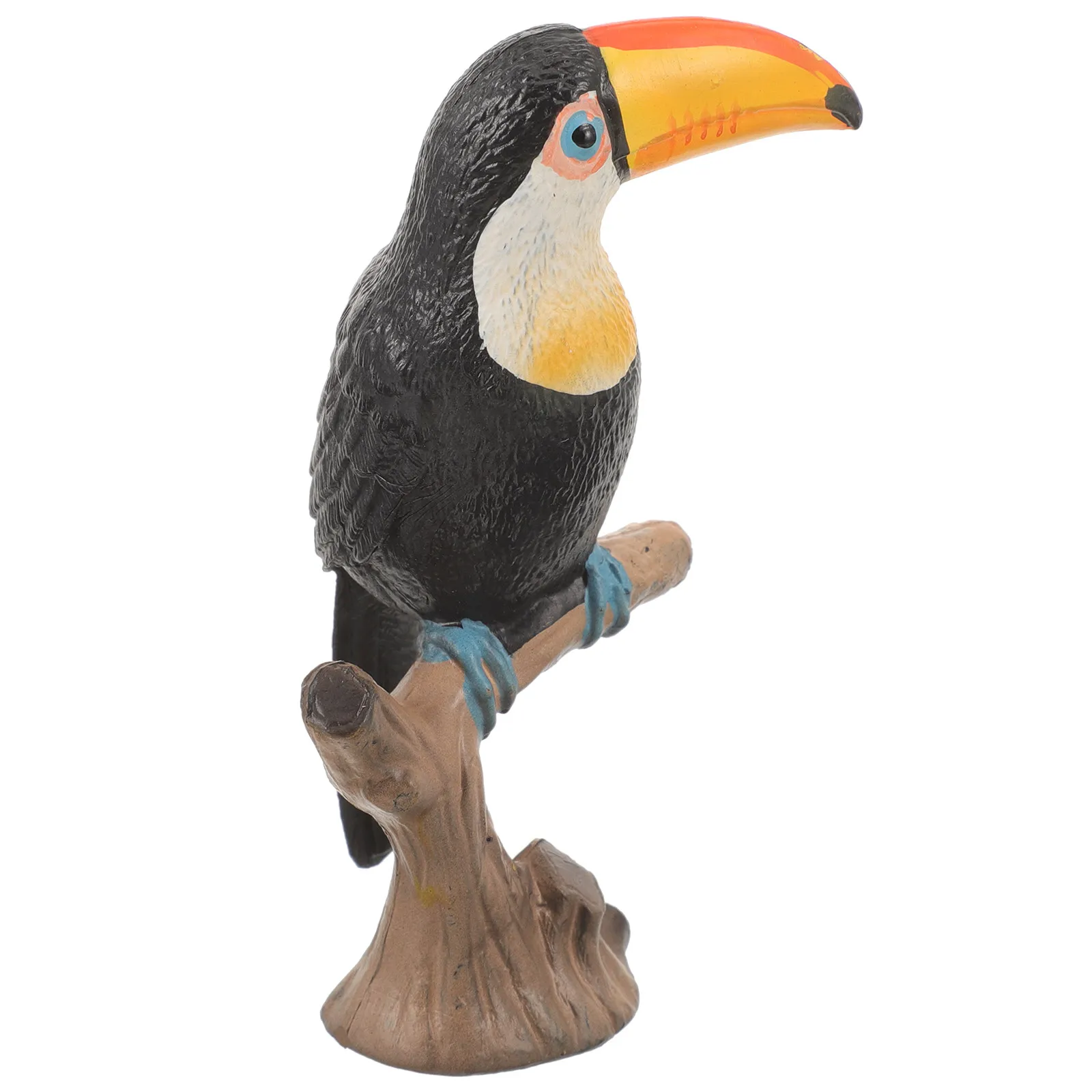 

Realistic PVC Toucan Statue for Home Decor Educational Wildlife Display Bird Theme Party Photography Prop Natural History