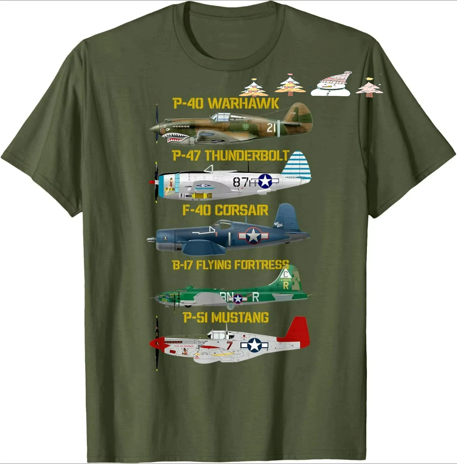 Planes Warbirds Warplanes Men T-Shirt Short Sleeve Casual 100% Cotton Shirt