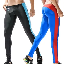 Pantaloni sportivi a compressione da uomo pantaloni sportivi da allenamento per palestra Fitness calzamaglia da corsa pantaloni da allenamento Leggings abbigliamento da uomo