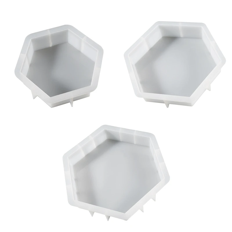 Upgrade Hexagonal Silicone Mold for Resin Casting Home Decoration Desktop Decor