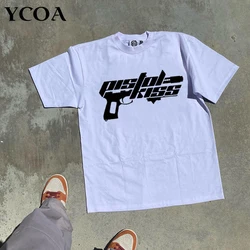 Oversized T-Shirt Men Clothing Summer Cotton Hip Hop Aesthetic Short Sleeve Graphic Streetwear 90s Vintage Harajuku Y2k Top Tees