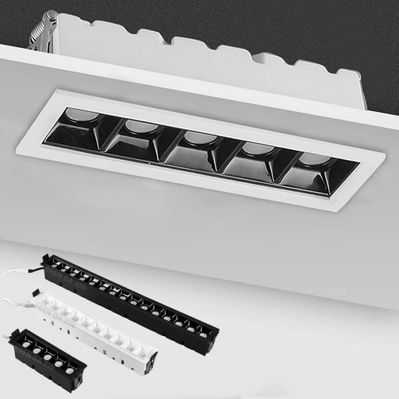 

Downlight Spotlights 10W 20W 30W AC110-220V embedded LED line lights COB ceiling lights Ceiling lights Indoor lighting