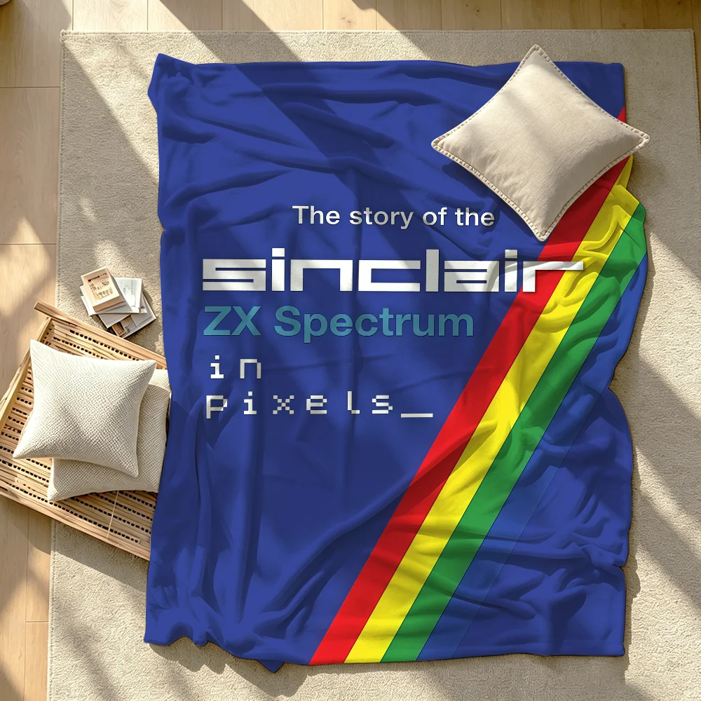 Retro Sinclair Zx Spectrum Cool Blanket Soft Warm And Thick Perfect For Bedroom Living Room Bed Sofa Camping Picnic Office Gift