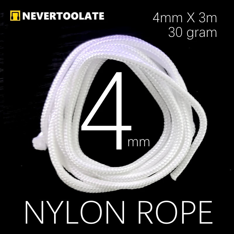 1 inch HARD BEAD spare parts nylon rope core cord straight beading beaded skip skipping jump rope fitness corssfit