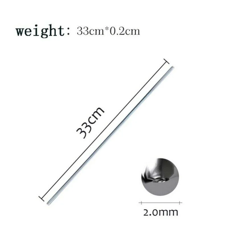 

Aluminum Welding Rods Set 20 pcs 33cm Long for High Fluidity Low Cracking Tendency Welds on Cast and Forged Aluminum Components