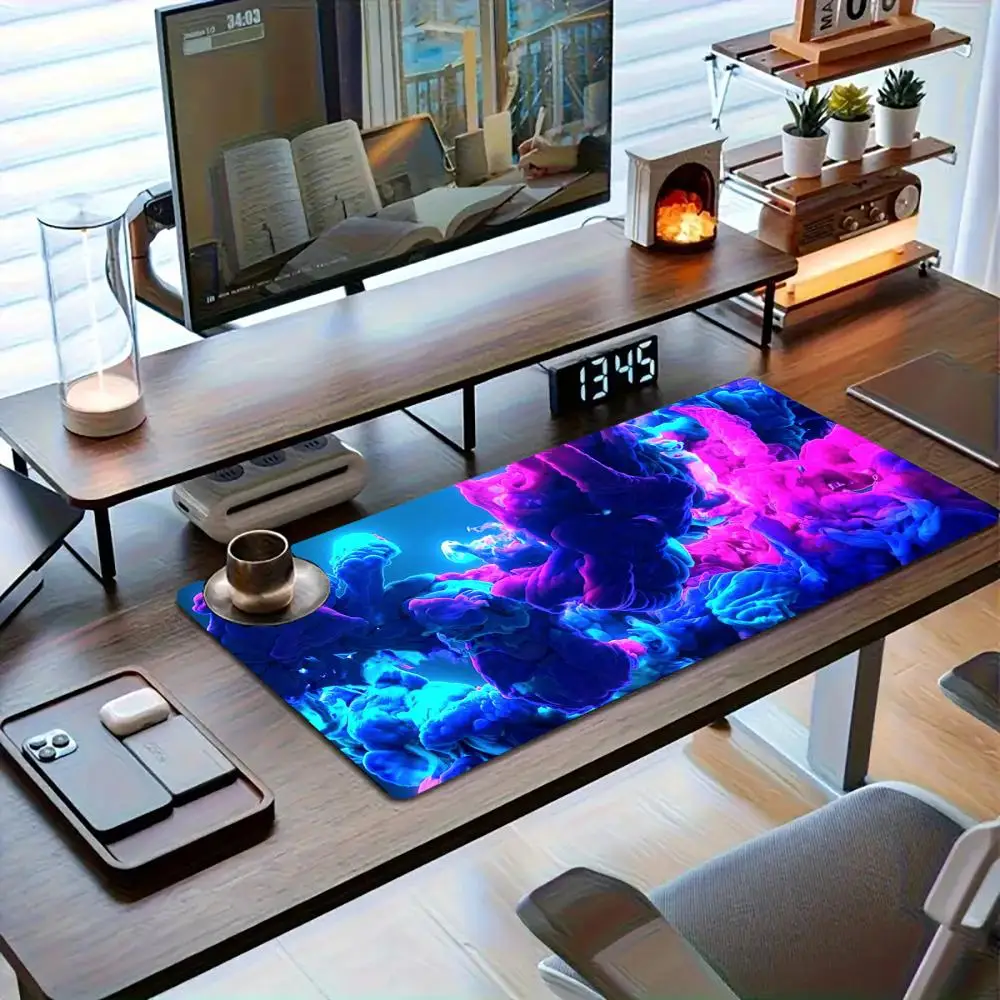 

Stylish Office Essential for Art Lovers Mouse Pad Oversized lock edge mouse pad for gaming computer keyboard and desk