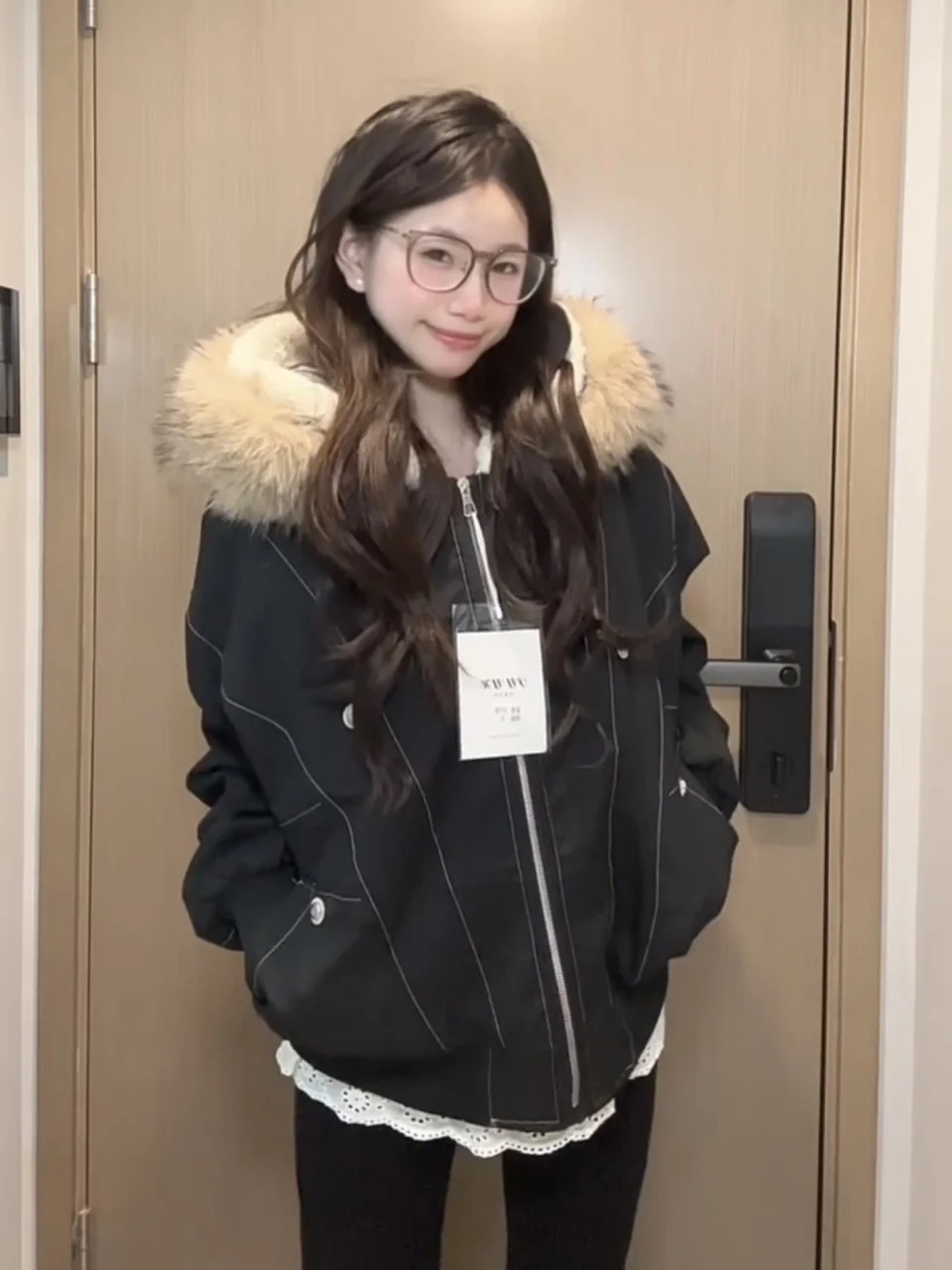 

Корейская утепленная хлопковая парка на флисовой подкладке с короткой молнией, цветная зимняя верхняя одежда