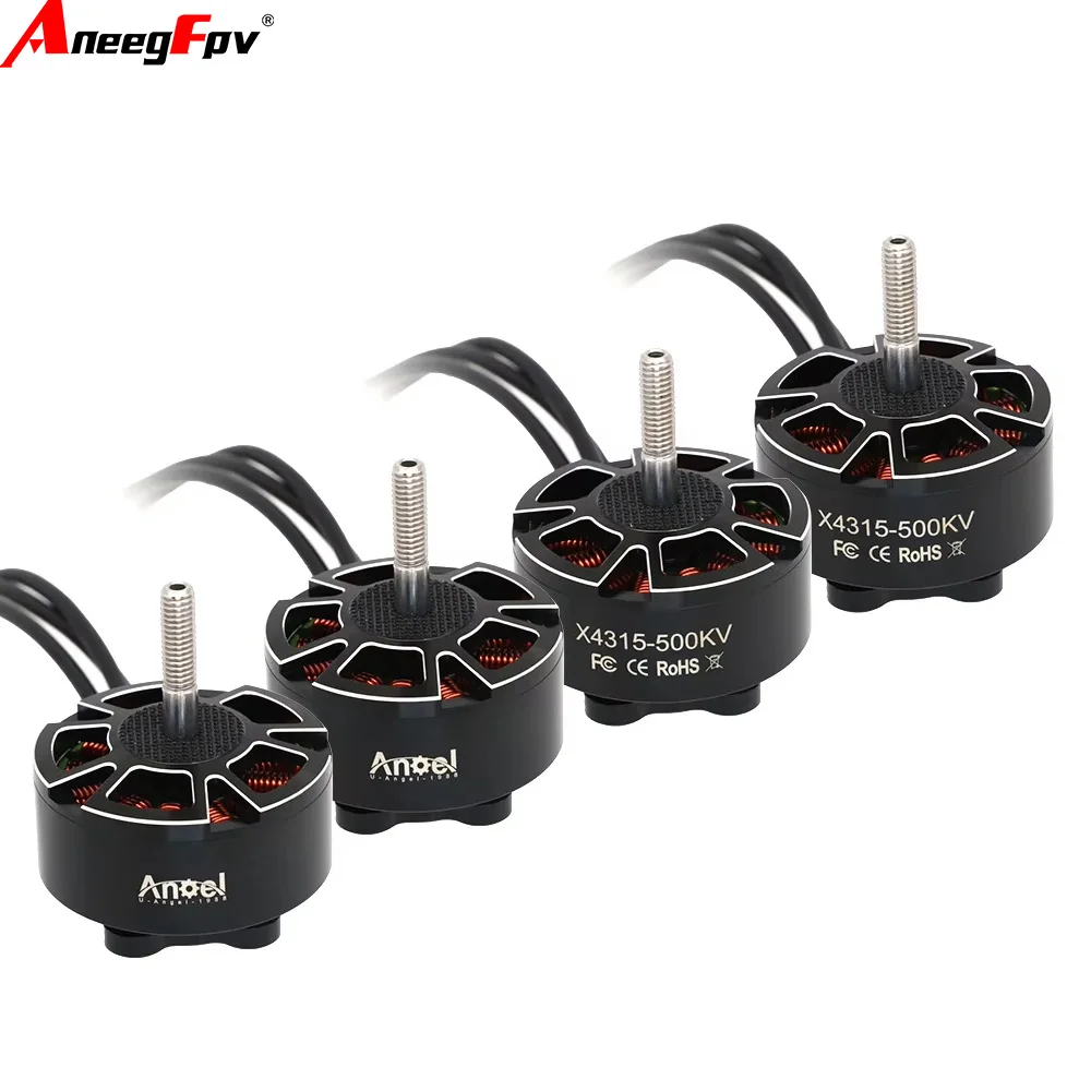 4pcs/lot UAngel X4315 4315 400KV 600KV  500KV Brushless Motor 6S 8S 13 inch Long-range Large Torque X4315 RC Aircraft Parts