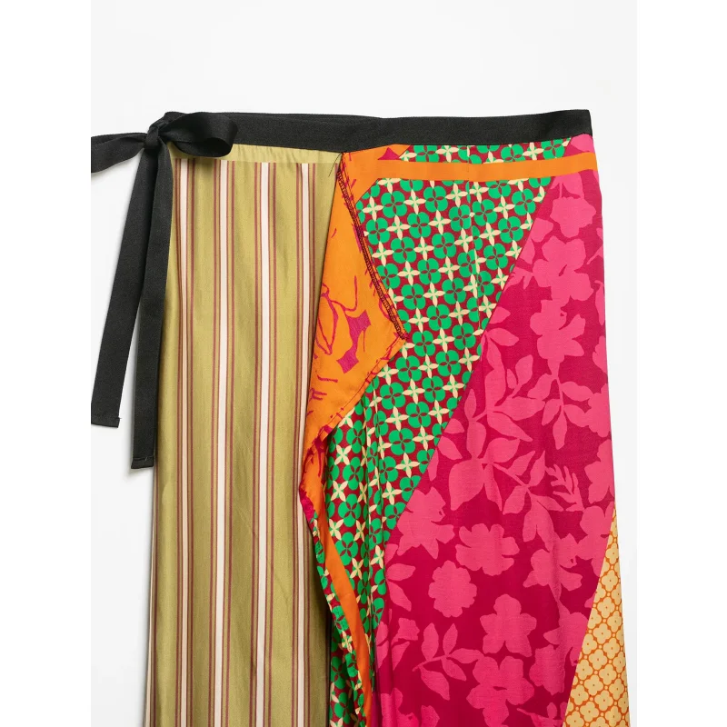 Damen Boho Patchwork 2-Teilige – Printed Wrap Skirt Bewertung und Preis