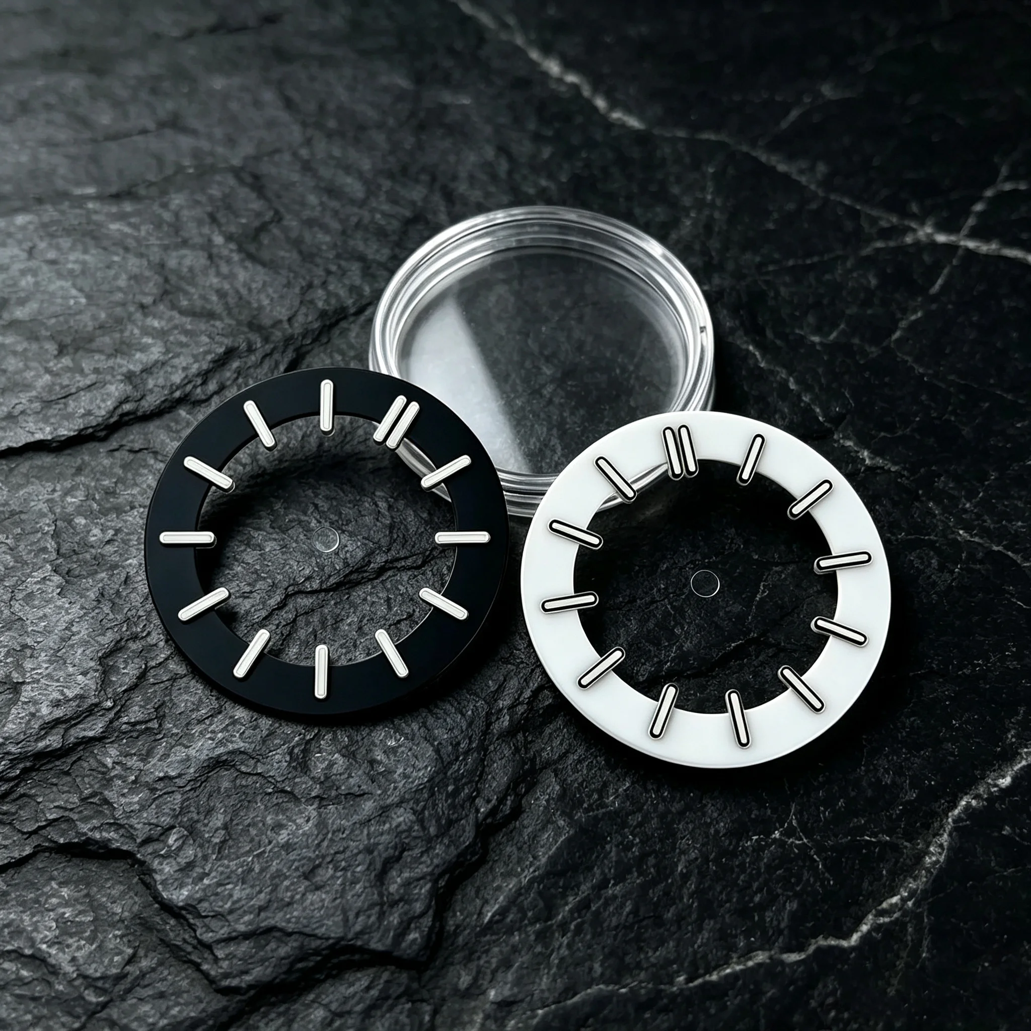 Skeleton Watch Dial for NH35 NH36 NH38 NH70 NH71 NH72 White Black Dial Hollow out Watches Face Accessories Luminous 29mm