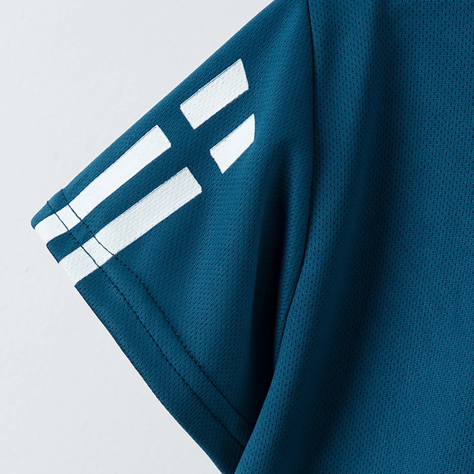 2/4-teiliges Sommer-Set für Jungen in Unifarben, Schnelltrocknend und Atmungsaktiv, Locker Geschnittenes Sport-, Lauf-, Wander- und Outdoor-Set mit Kurzarm-Oberteil und Shorts für Größere Kinder – Detail 25