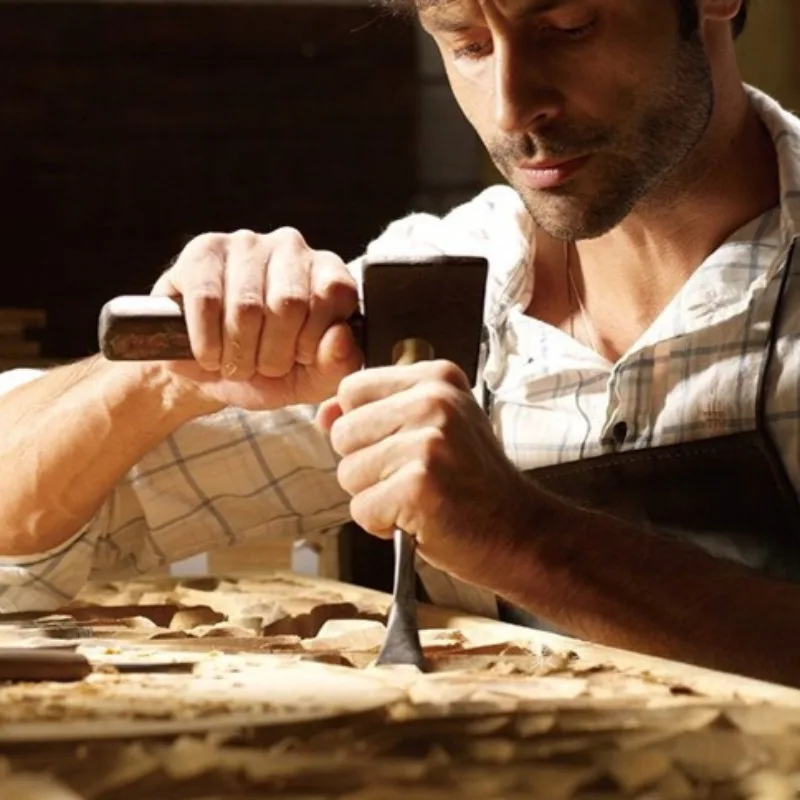 

Convenient Woodcarving Carving Chisel User-friendly Carving Wooden Handle Chisel Outdoor Multifunctional Woodworking Tools