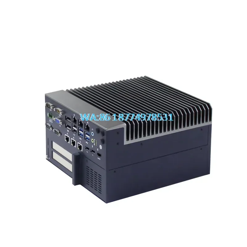 Wmwmnu for 6th 9th Gen Scalable PC 2 Extensible Slots 3 SATA 3.0 Fanless Industrial Computer Windows 10
