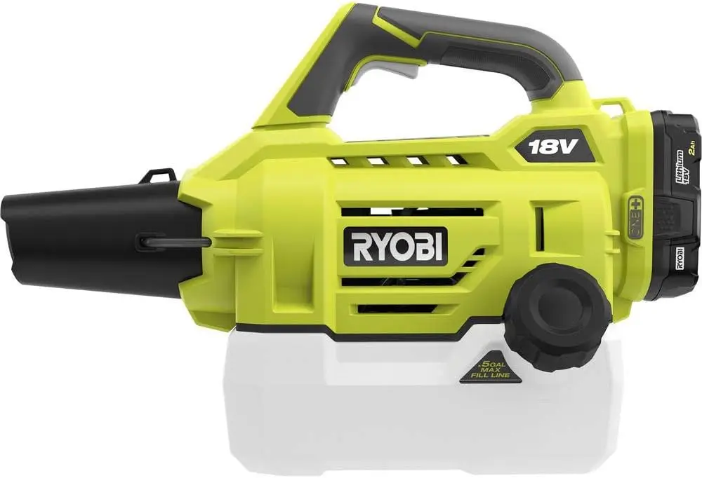 RYOBI ONE+ 18-Volt Lithium-Ion Cordless Mister with 2.0 Ah Battery and Charger Included