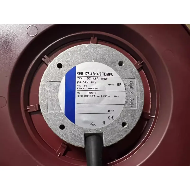 

RER 175-42/14/2 TDMAU TDMLP Original Fan RER175-42/14/2 TDMPU TDMLPU