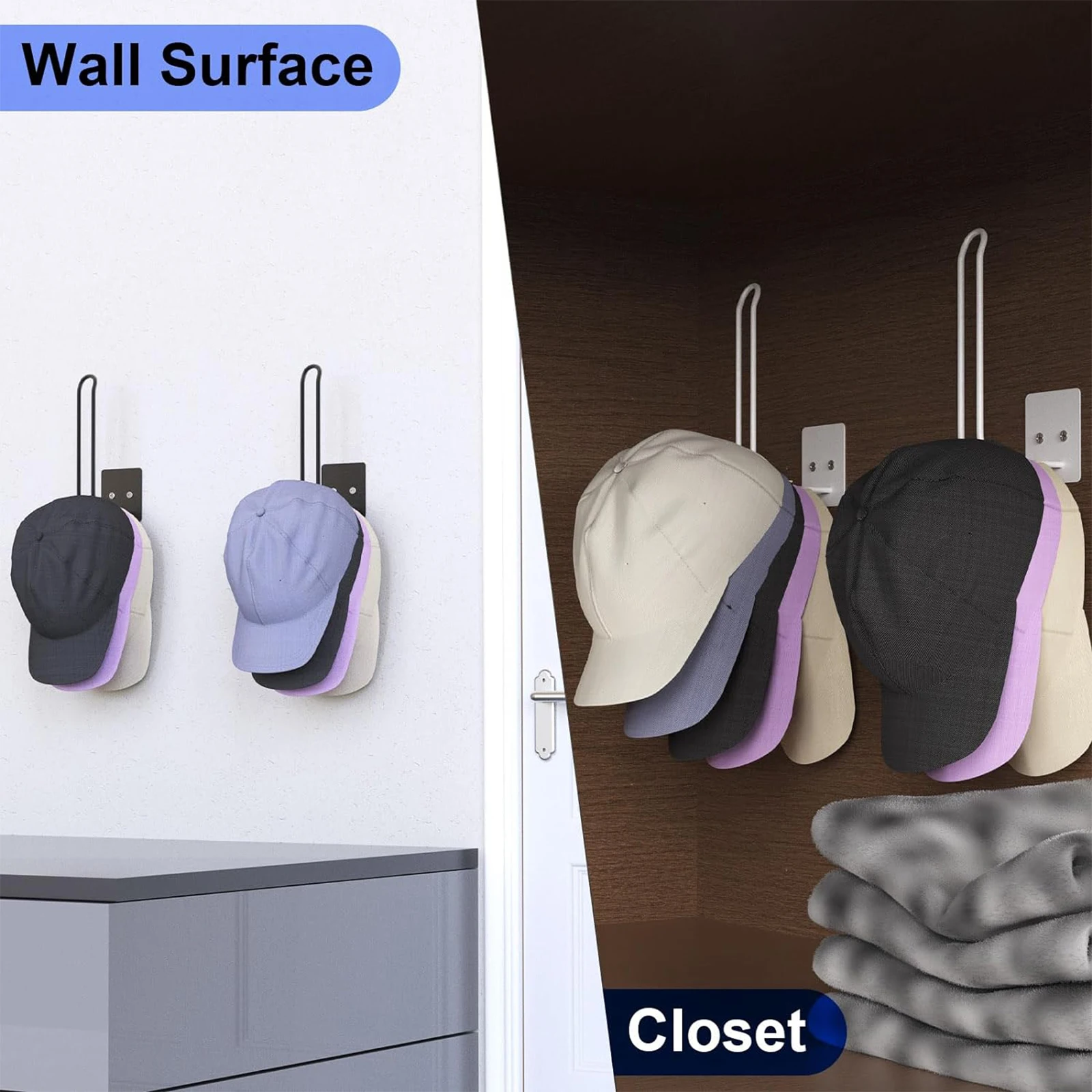 Accommodate Punch Free Storage Hat Storage Kitchen Punch Free Storage Storage Rack Water Filter Rack Baseball Cap