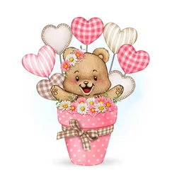 Love flowerdot Bear wycinanie uroczy kwiat szablon metalowy dla zwierząt dla rzemiosło artystyczne do scrapbookingu papierowa karta podarunkowa