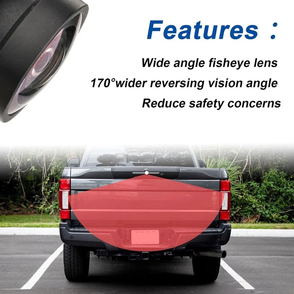 Backup Camera JC3Z-19G490-F JC3Z-19G490-H For Ford F-250 F-350 2017-2024
