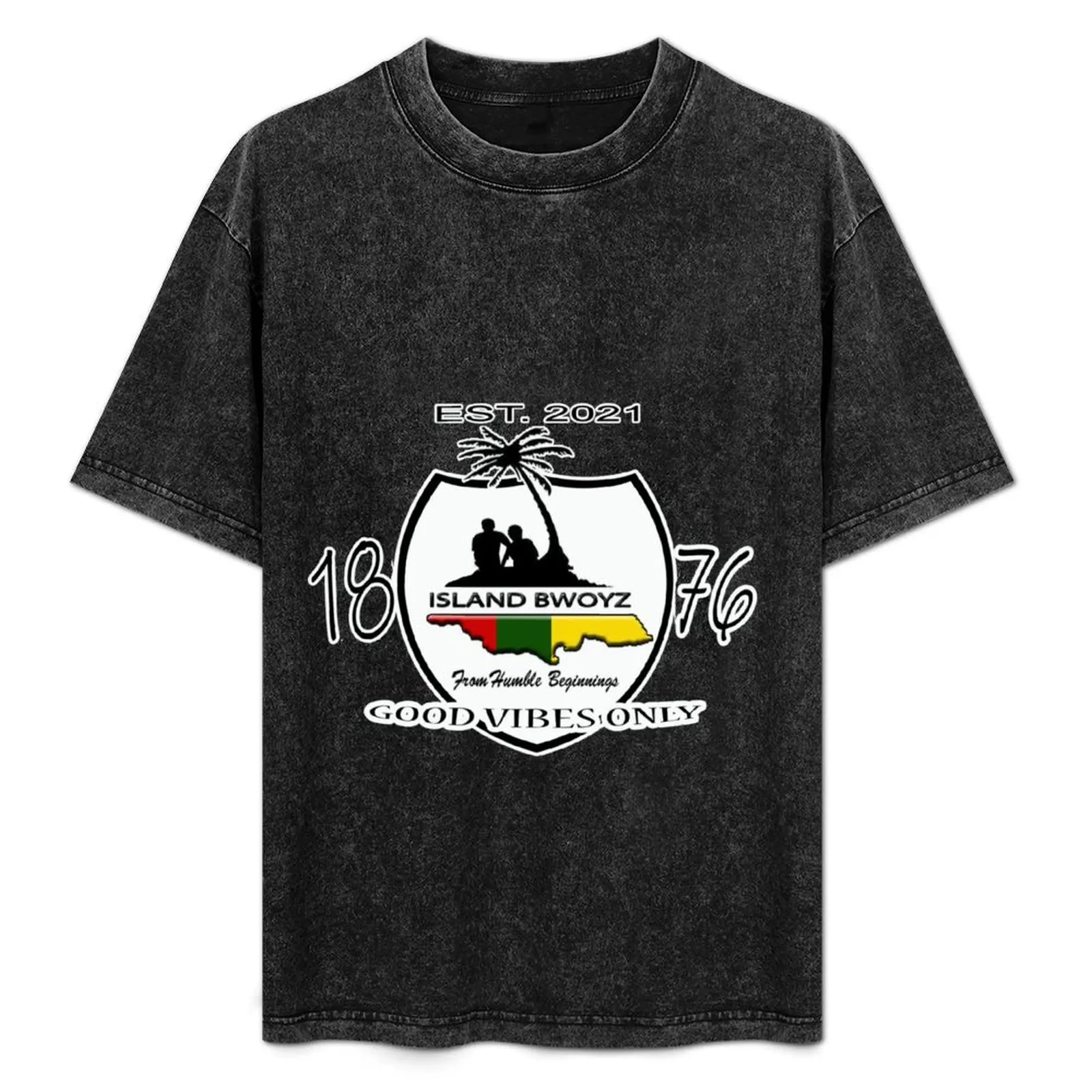 

JAMAICA ISLAND BWOYZ AREA CODE T-Shirt Casual Soft Cotton Short Sleeve Tee