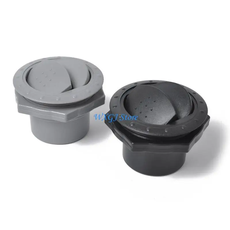 

37JE Universal Car Vent Dashboard Air Conditioning Deflector Knob Type Rotation Air Outlet Vent for Boat Yacht Camper-Caravan