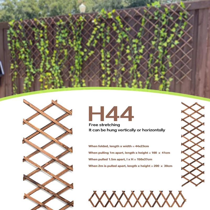 Wooden Lattice Wall Planter Garden Fence Plant Climbing Lattices Trellis Fence Support Wooden Fence For Privacy And Decoration