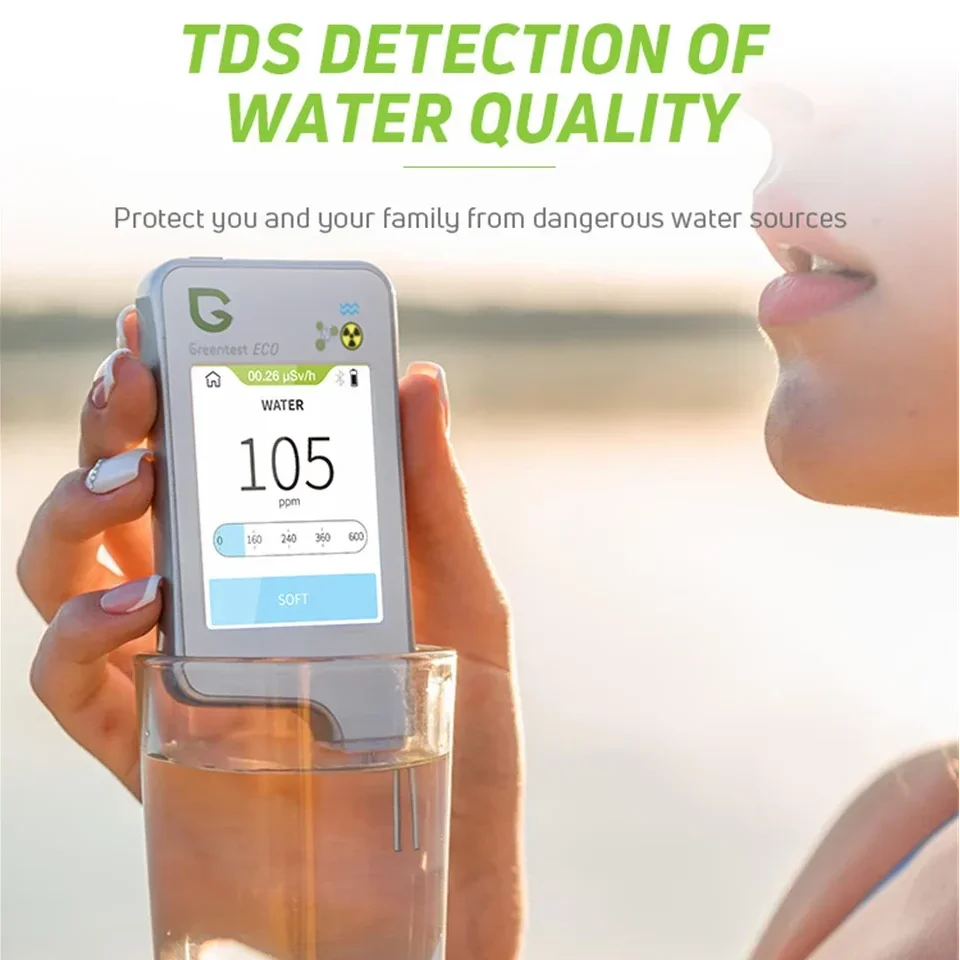 Greentest 2F Greentest ECO 6 New Digital Food Nitrate Meter Fruit Vegetable Meat Analyzer Radiation Detector Water TDS Detection