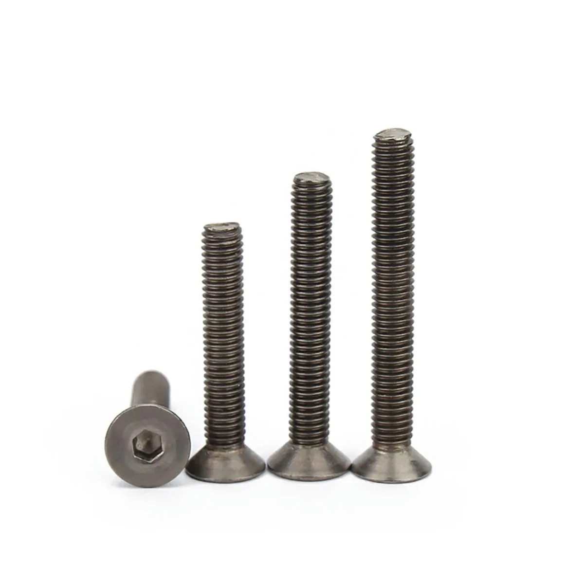 Pure Titanium Countersunk Head Hexagonal Bolt/Flat Head Screw M3M4M5M6