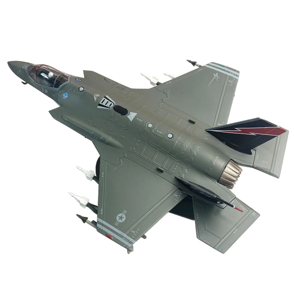 1:72 1/72 escala US Army F-35 F-35A F35 Lightning II Joint Strike Jet Fighter Diecast Metal avión modelo niños juguete