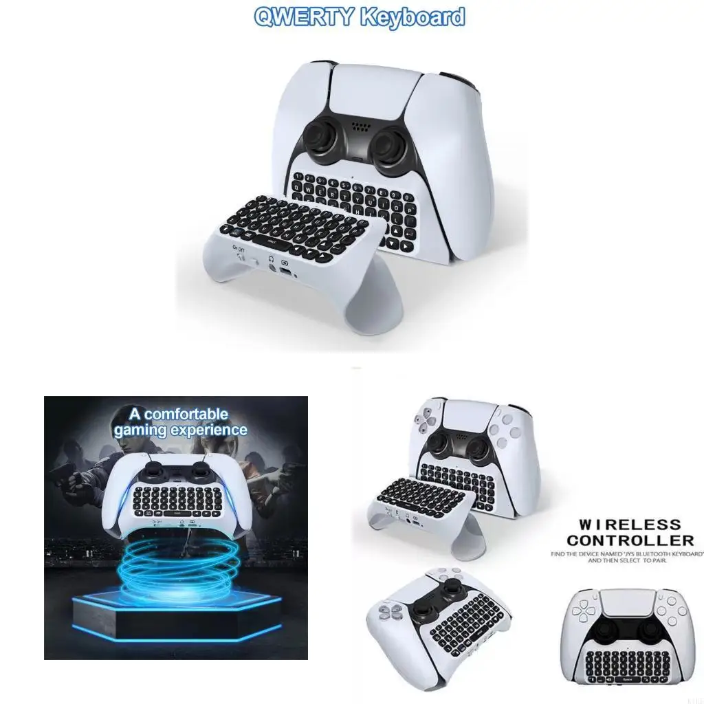Ergonomic Wireless Bluetooth-Compatible External Keyboard for Controllers K1KF