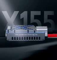 SUNNYSKY X155A PRO SBEC Speed Controller 3-8S X155A ESC For RC 6-8S 120E Fixed-Wing Aircraft/500-600 Series Helicopter/Drone