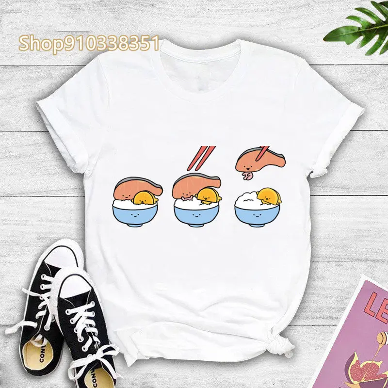 Kawaii 90s Kirimi-Chan Funny Cartoon T Shirt Women Cute Manga T-shirt Y2k Graphic Tshirt Streetwear Top Tees Female Clothes