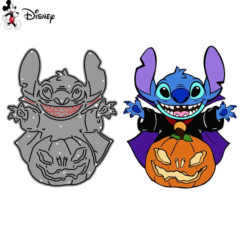 Disney Halloween Lilo & Stitch Cutting Dies Disney Diecut for DIY Scrapbooking Embossing Paper Cards Craft Making New 2022 Punch