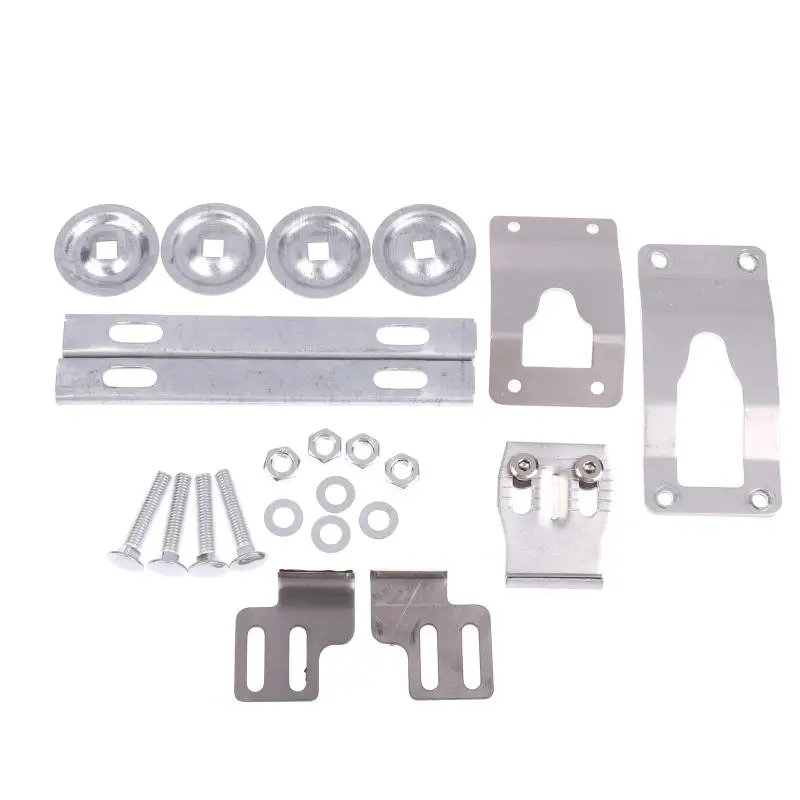 

1Set Motorcycle Top Case Base Plate Quick Release Mount Slot Tail Side Box Rear Trunk Luggage Case Universal Installation Parts