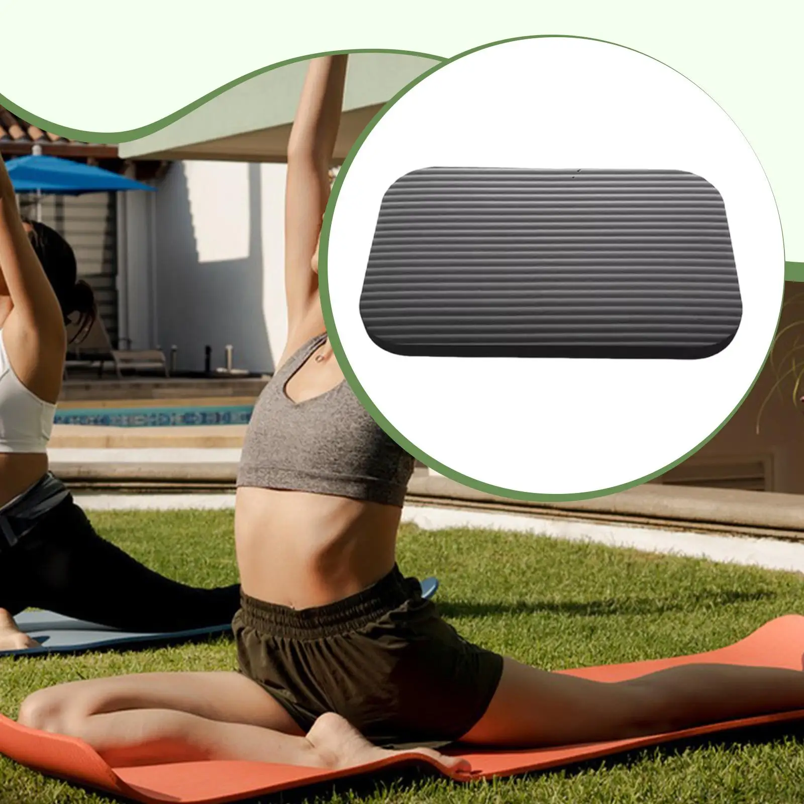 Yoga Knee Pad Non Slip Elbow and Wrist Support Mat for Floor Exercises Pilates and Gym Use