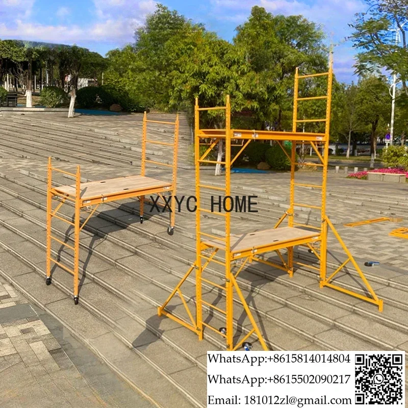 Quick installation multifunctional mobile scaffolding folding lifting platform activity decoration scaffolding horse stool