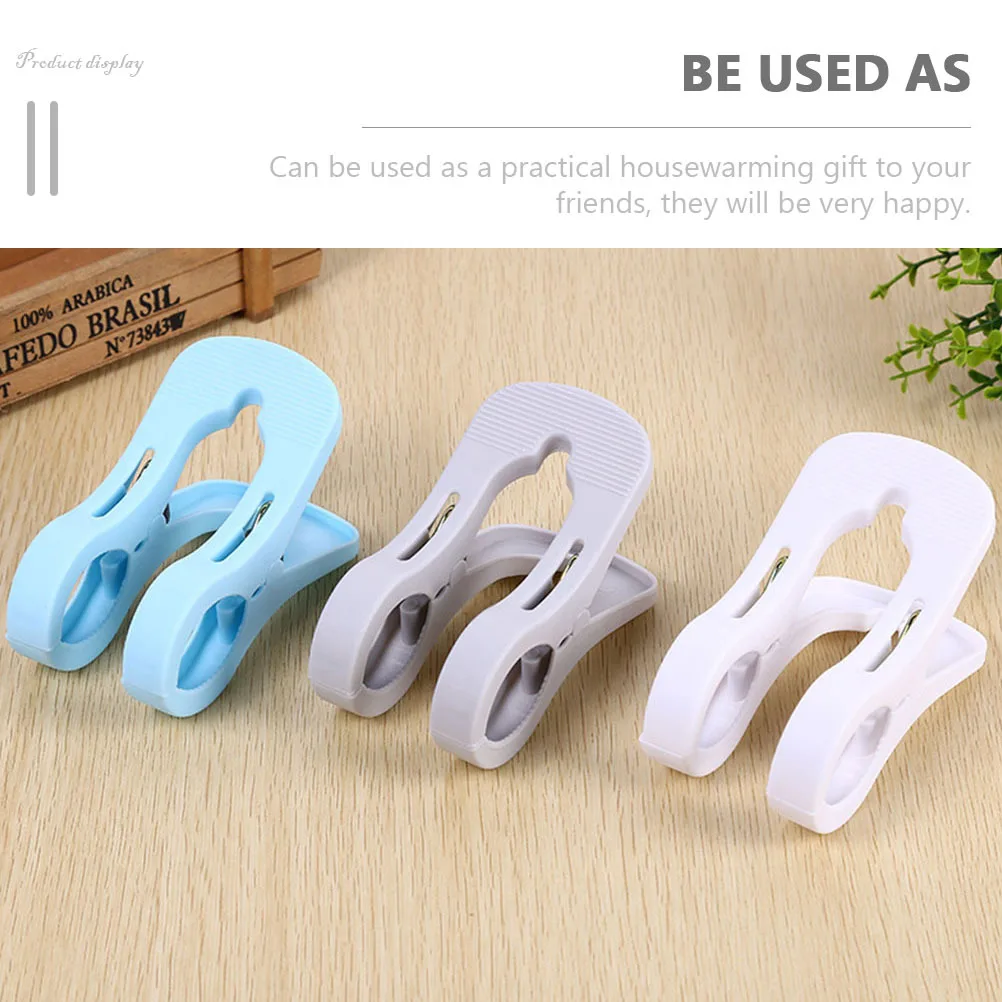 9 шт. прочные ветрозащитные зажимы для одежды, бытовые зажимы для одеял, практичный подарок для всей семьи, зажим для одеял, зажимы для одежды