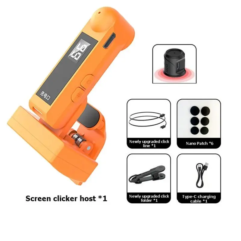ABKI-Auto Clicker Phone Screen For Live Streaming, Gaming, Video Browsing Automatic Touchscreen Clicker For Smartphone
