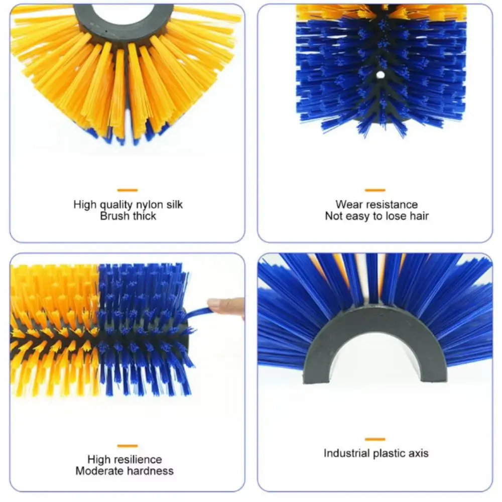 Deep Massage Livestock Grooming Brush Cylinder Brush Quick-Connect System Itch Relief Brush Scratching Brush