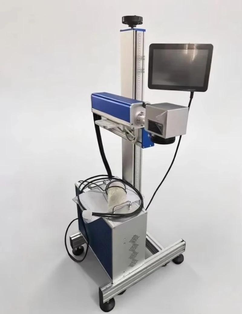 Top Seller 3w 5w 10w 15w JPT Gainlaser Flying Type Uv  Marking Machine for Glass Plastic Factory Direct Sale