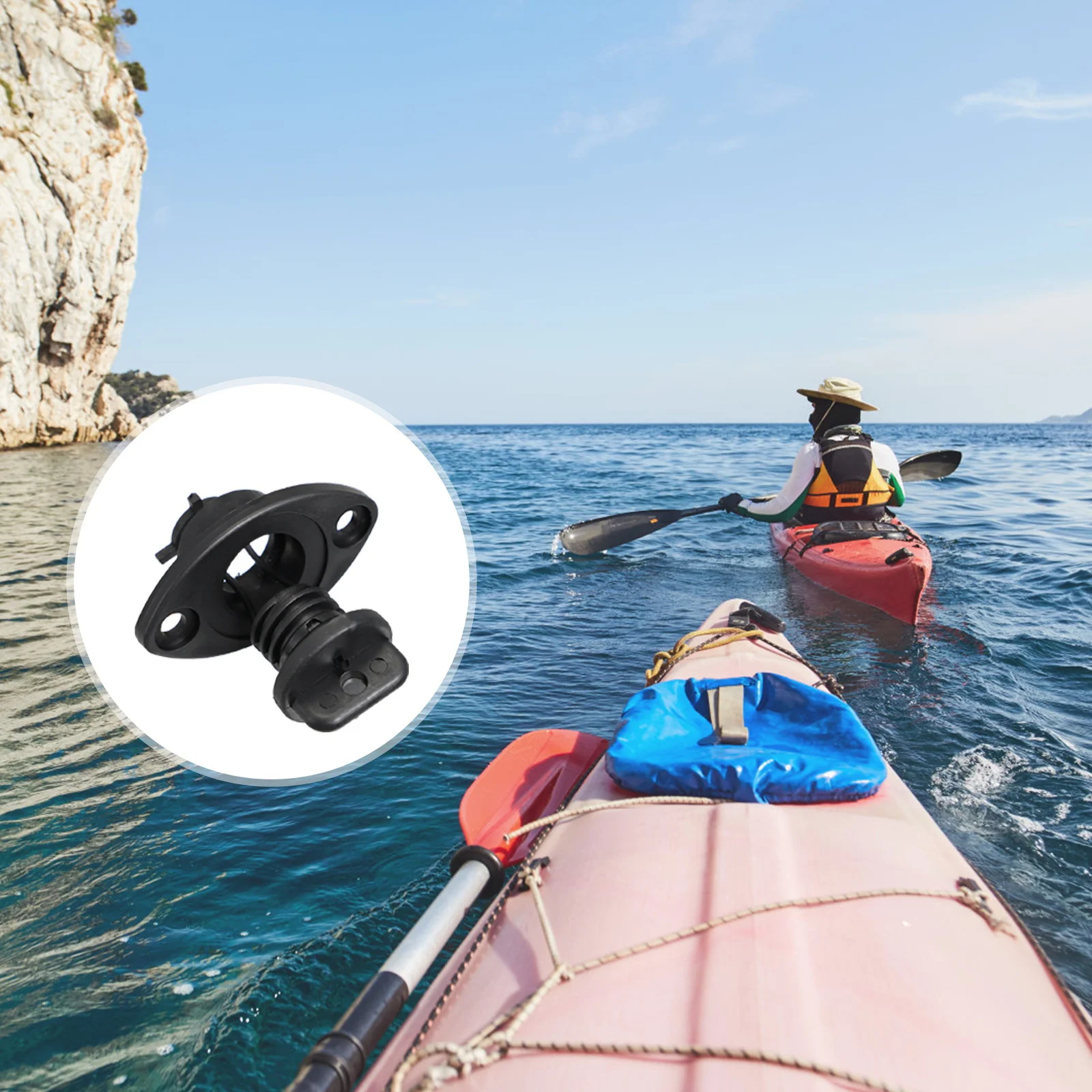 

6Pcs High Performance Drain Hole Plugs Silicone Kayak Scupper Stoppers for Boat Canoe Seepage Protection