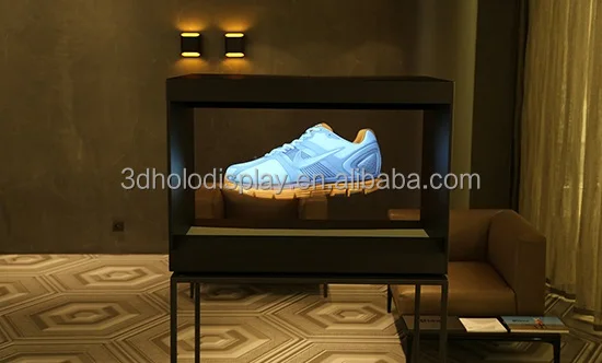 Full HD Holocube 3D Holographic Display Hologram Showcase for Jewelry Watch Cell Phone Advertising