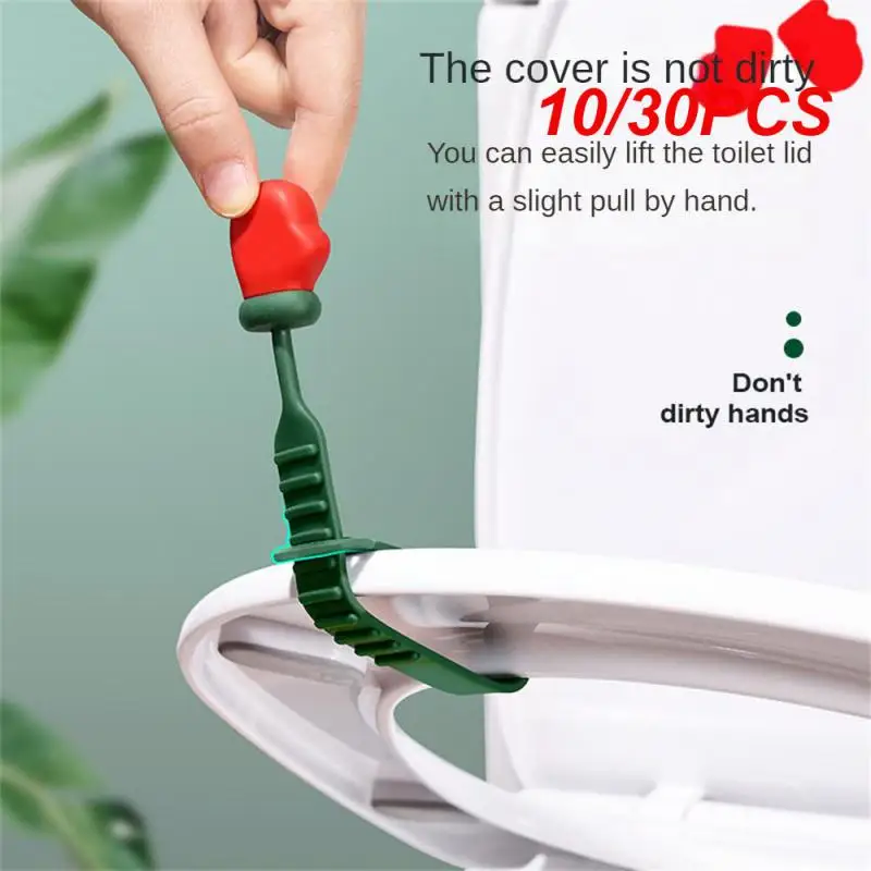 

10/30 шт., антигрязная ручка, материал для защиты окружающей среды, чистый и санитарный силикон, 25 г, туалет/периметр, Lapper