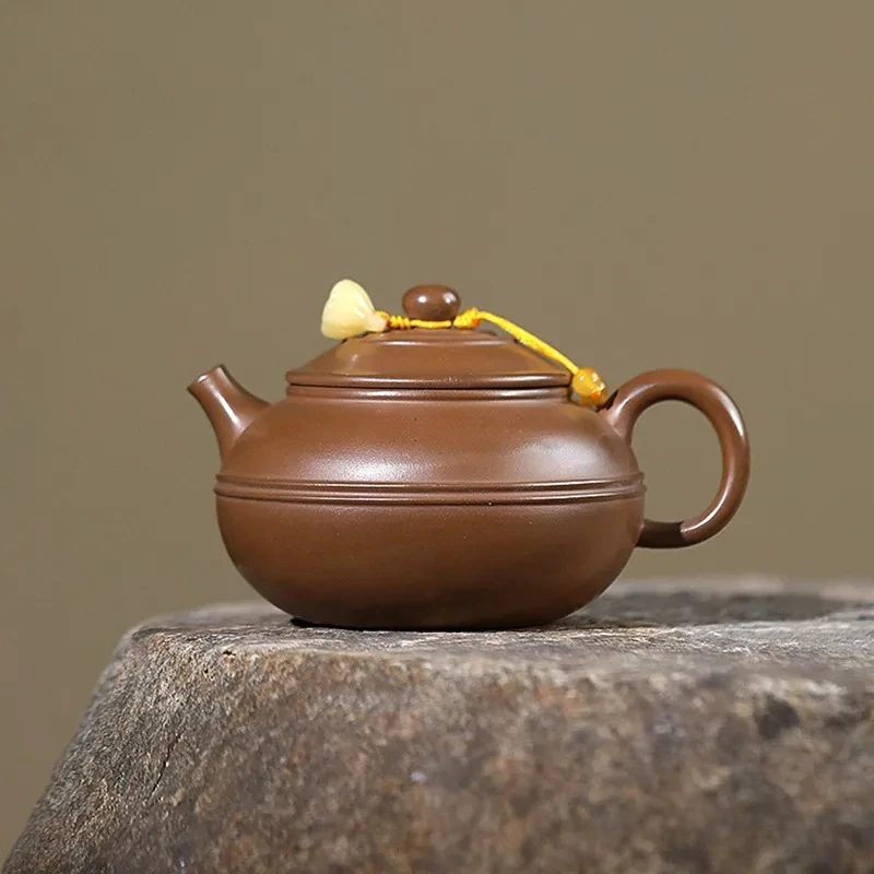 

Tradition Handmade Yixing Purple Clay Teapot Household Raw Ore Mud Tea Pot Beauty Tea Infuser Kettle Chinese Zisha Tea Set 180ml