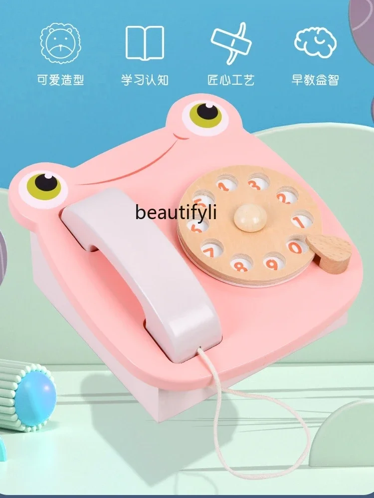 Phone Toys Baby Early Education Talking Children Baby Intercom Telephone Children Dial Simulation Landline