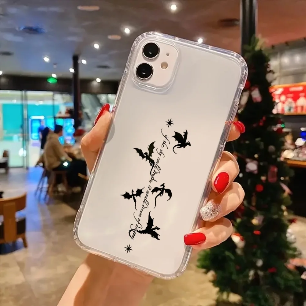 

Aesthetic Dragon Illustration phone case for iPhone 17 16 15 14 13 12 11 Pro/ Max/Plus shock-proof rear cover anti-fingerprint