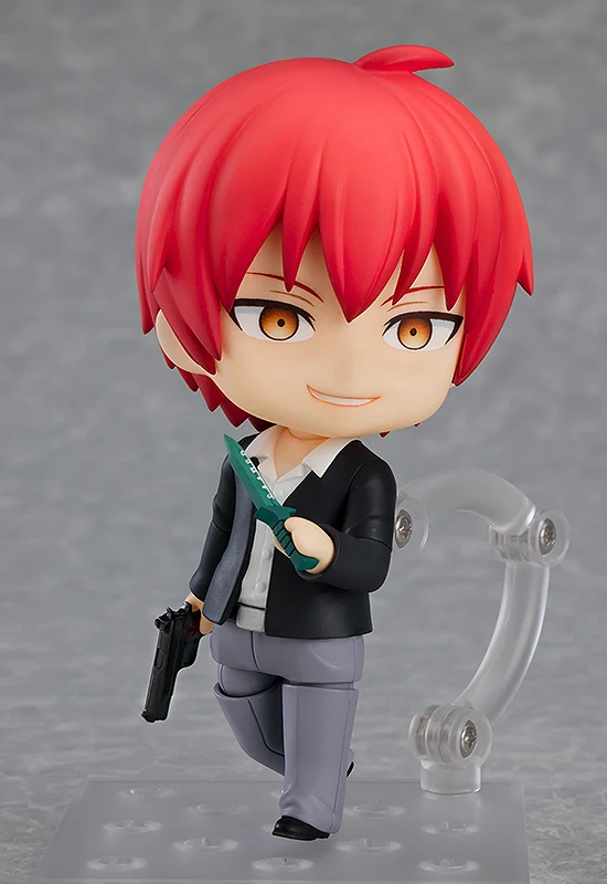 In Stock Original Anime Akabane Karma #1974 Assassination Classroom PVC Toys for Children Nenrodoid Action Figure 10cm