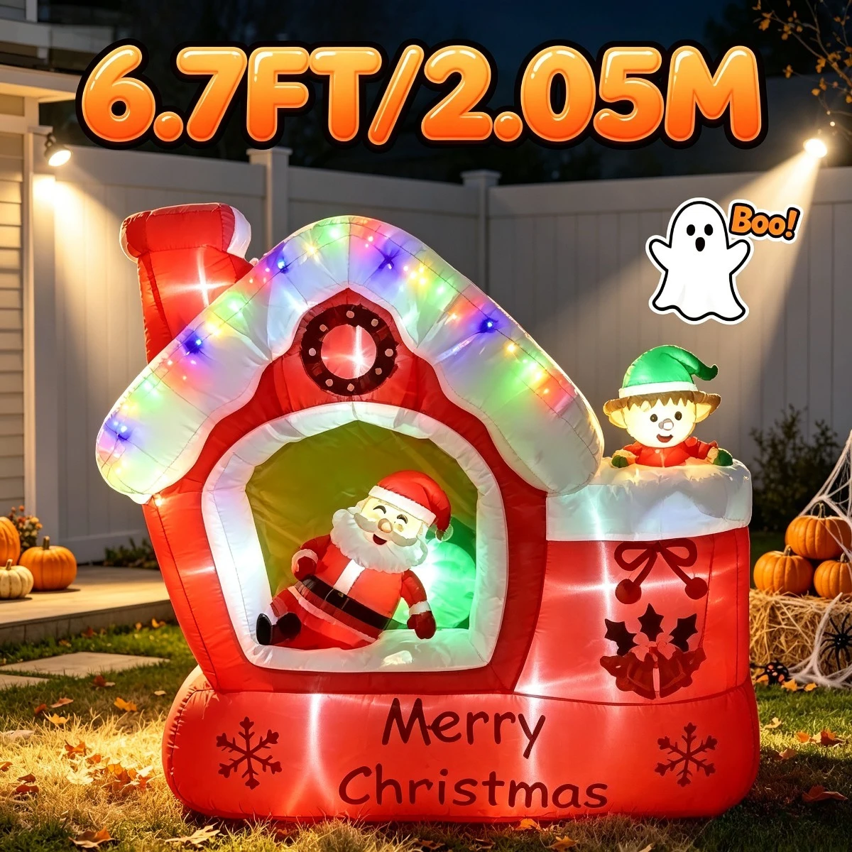 Santa'S Elves Holiday Lighting & Decor Llc - Décorations de Noël gonflables de 2